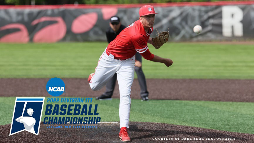 Baseball Falls to #8 SUNY Cortland at Cortland, New York Regional