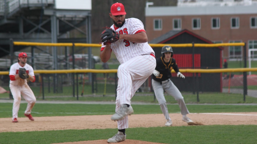 Baseball Downs Wentworth, 14-7; Dasilva-Medeiros Sets Saves Mark