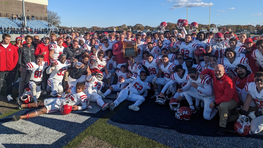 MVP Cahoon Leads Football to 48-6 Cranberry Bowl Win