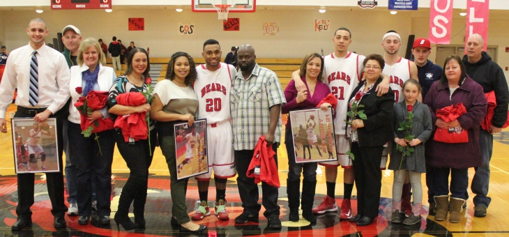 Men's Basketball Falls to Salem State, 84-73, on Senior Night
