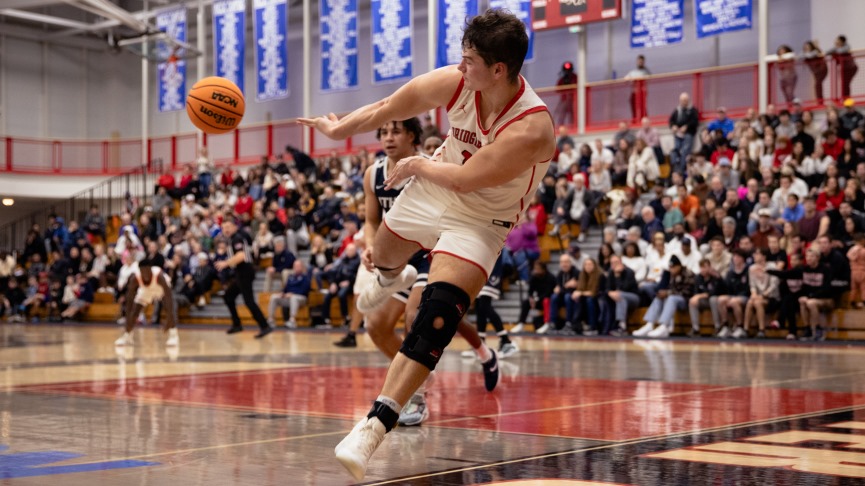 Strong Second Half Propels Men's Basketball to 100-89 Win Over Ithaca