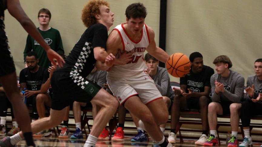 Jennings Leads Men's Basketball to 98-81 Win Over Nichols in Home Opener