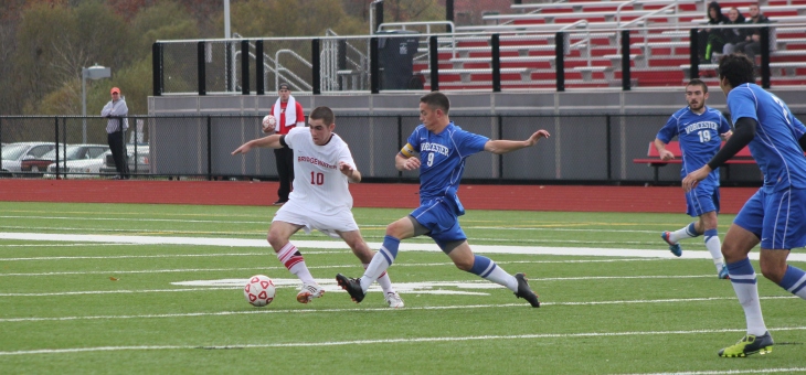 Men's Soccer Advances to MASCAC Semifinal with 2-1 Win over Worcester