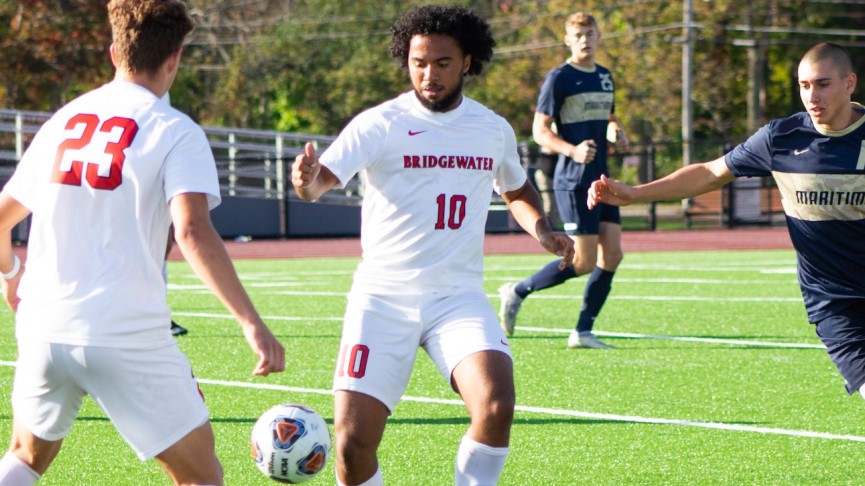 Men's Soccer Posts 2-1 Win Over MCLA in Regular Season Finale