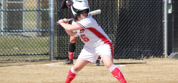 Softball Sweeps Mass. Maritime