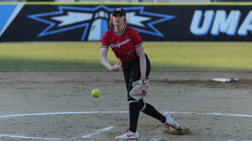 Reichert Tosses No-Hitter as Softball Splits Twinbill with UMass Boston