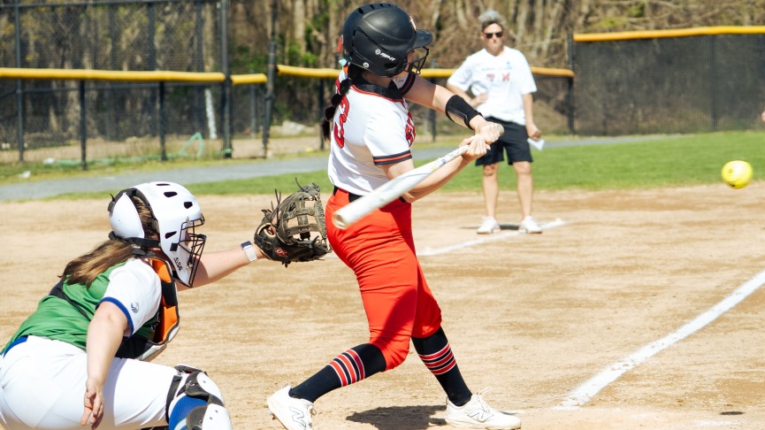 Softball Splits Twinbill with Salve Regina