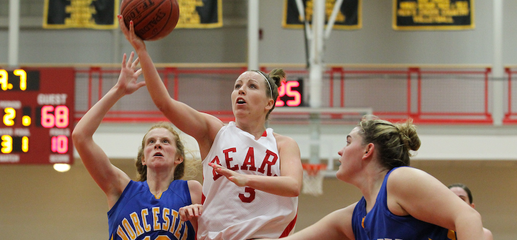 Women's Basketball Downed by Worcester State, 71-66