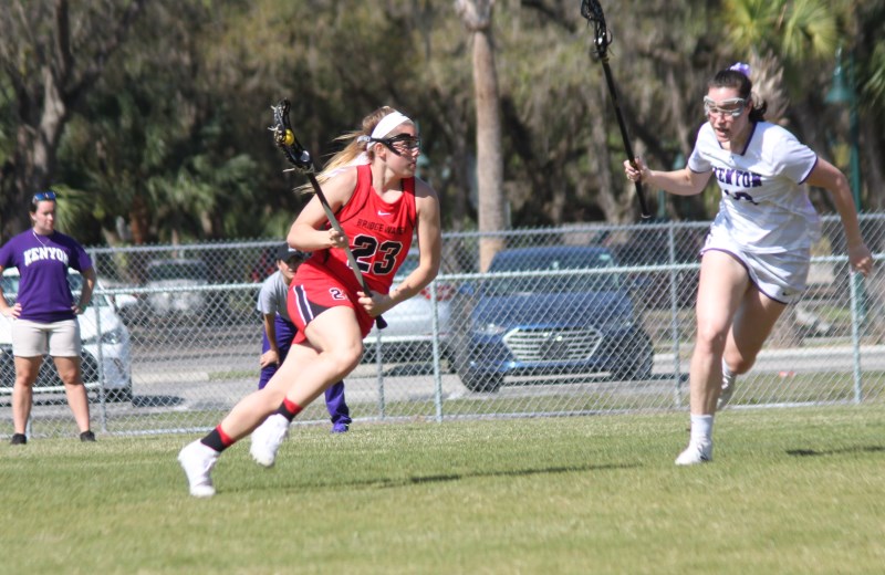 Women's Lacrosse Edged by Kenyon, 10-7