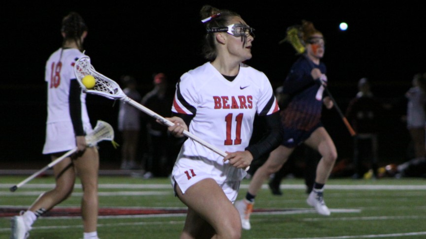 Herrington Notches 100th Career Goal as Women's Lacrosse Rolls to 22-4 Win